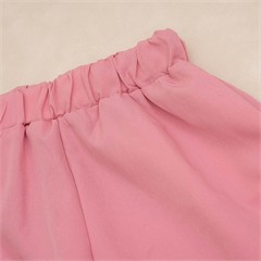 ست تاپ و شلوار برمودا طرح قلاب بافی کد 7271
