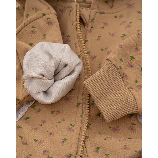 ست سه تکه سويشرت، شلوار و بلوز طرح گل گيپوري