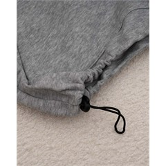 ست هودی و شلوار طوسی گل گلی کد 7449