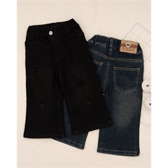 شلوار بگ استايل جين زاپ دار