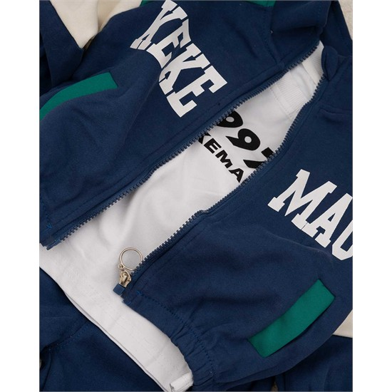 ست سه تکه سويشرت، شلوار و بلوز طرح KEKE MAO