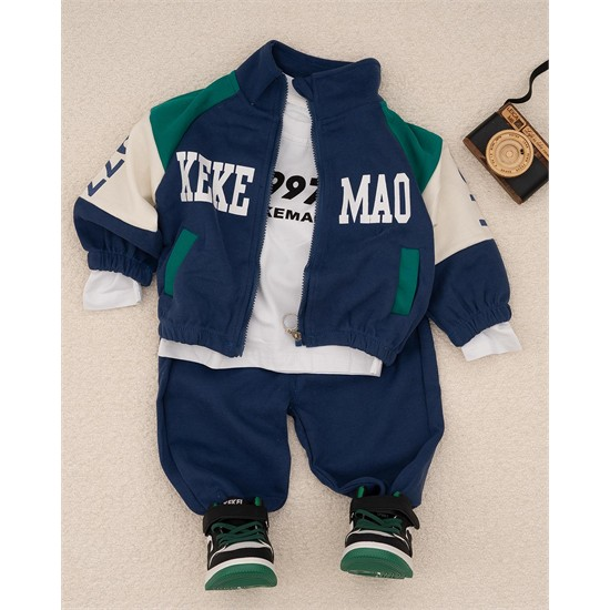 ست سه تکه سويشرت، شلوار و بلوز طرح KEKE MAO