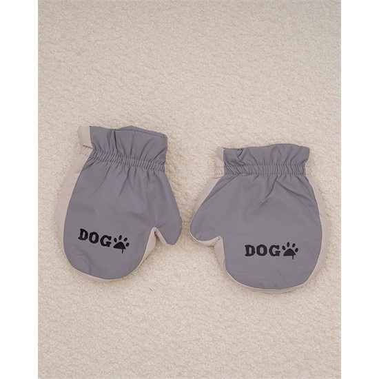 ست کاپشن و دستکش طرح هاپو