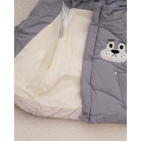 ست کاپشن و دستکش طرح هاپو