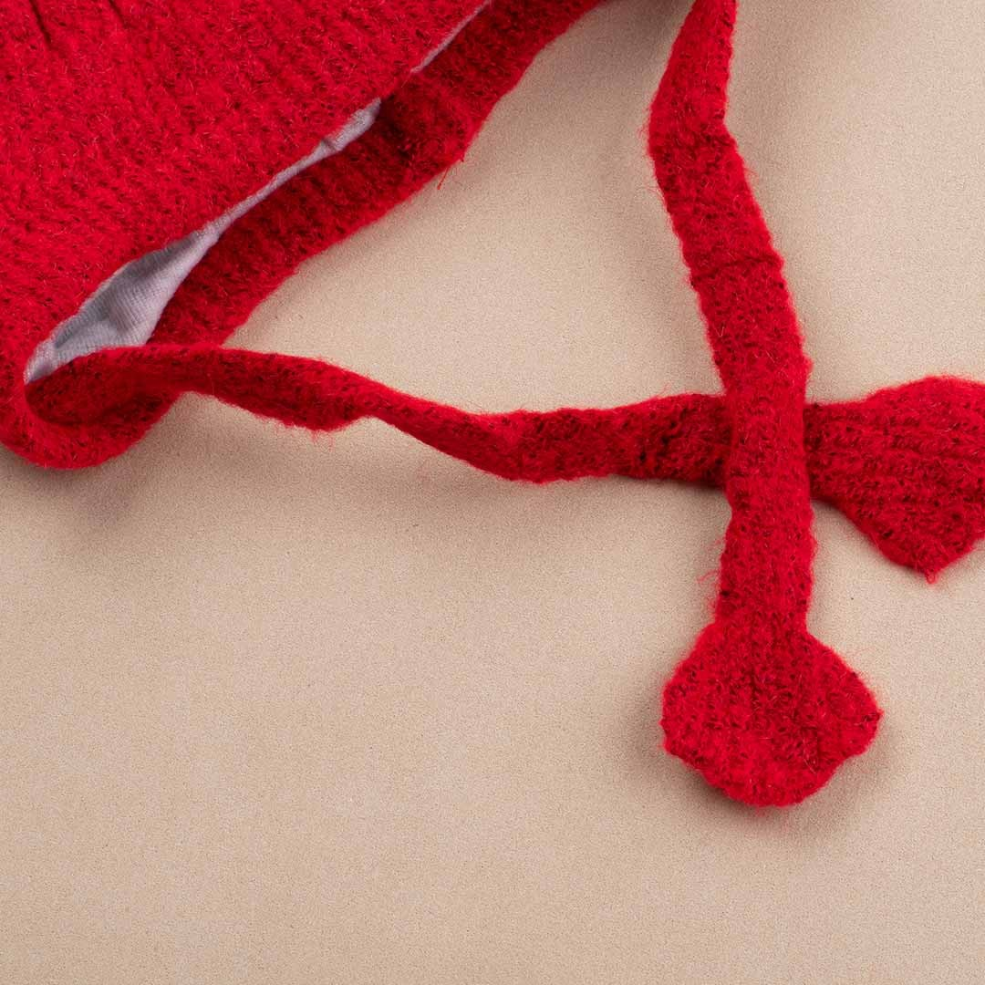 کلاه تک بافت طظرح خرسی کد 3004
