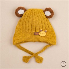 کلاه تک بافت طظرح خرسی کد 3004