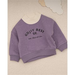 دورس داخل کرک بنفش یقه شیری کد 7461 دخترانه