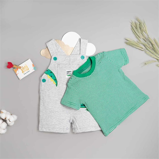 ست دو تکه بلوز پيشبندي