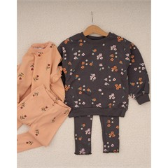 ست دورس و لگ طرح گل کد 7498