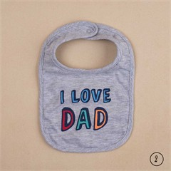 پیشبند روزمره نخی ارگانیک طرح Love کد 4013