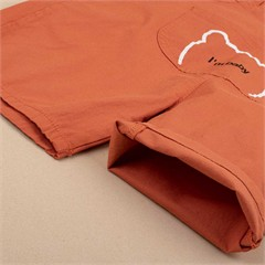 شلوارک پیشبندی کتان کد 3629