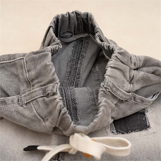 شلوارک جين طرح گراديانت