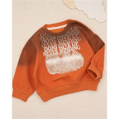 دورس تک طرح ابر و بادی نارنجی و مشکی کد 7453