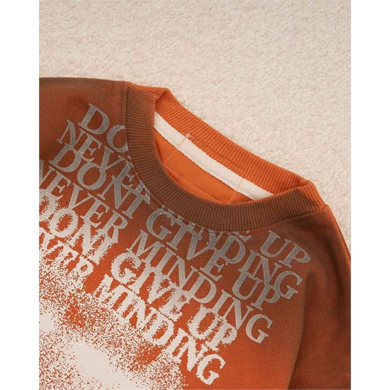 دورس تک طرح ابر و بادي نارنجي و مشکي