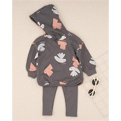 ست هودي و لگ طوسي کبوتر