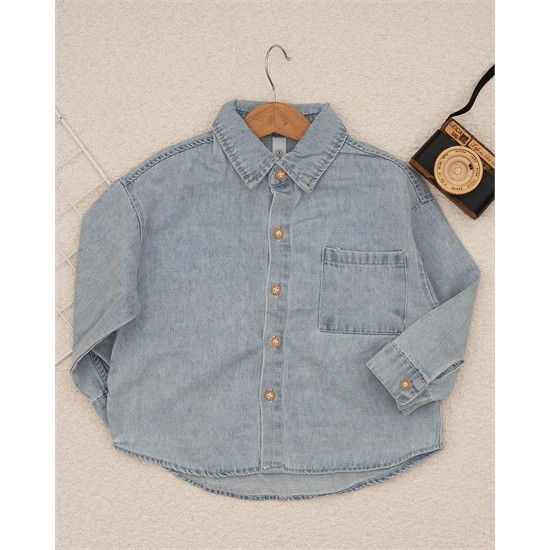 شومیز جین طرح نوشته کد 7470