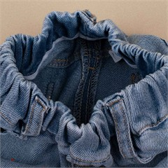 شلوارک جین طرح خال خال کد 3571