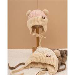 کلاه بافت پوم دار تدی