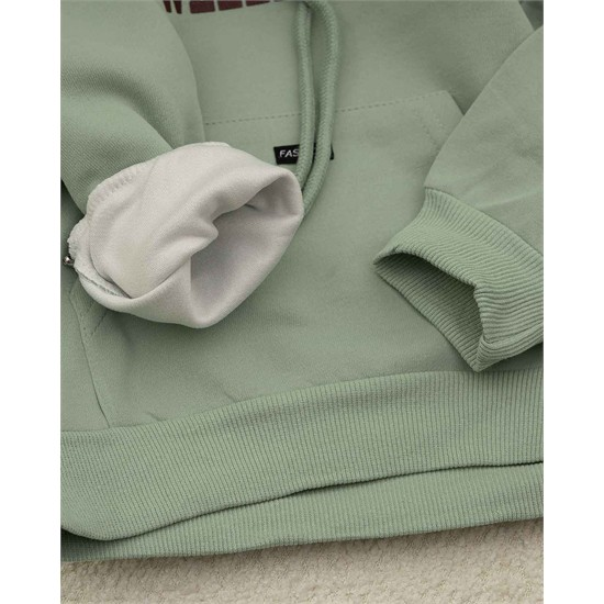 هودي سبز دريايي WELLNESS