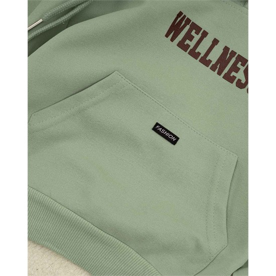 هودي سبز دريايي WELLNESS