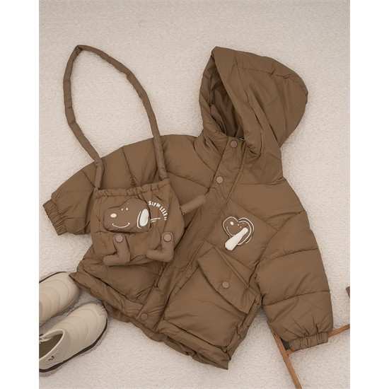 ست کاپشن و بادي بگ طرح هاپو