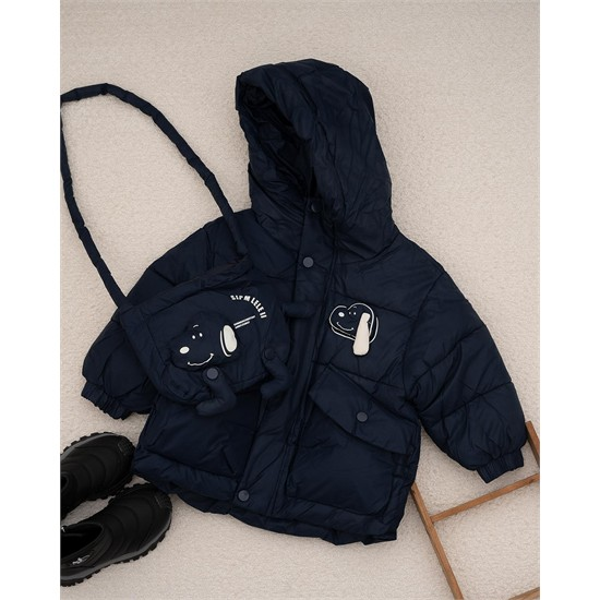 ست کاپشن و بادي بگ طرح هاپو