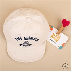 کلاه نقاب دار کتان طرح Cafe کد 4706