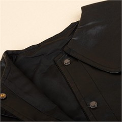 کت چرم مشکی کد 3603