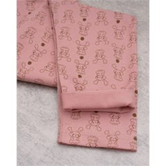 ست بلوز و شلوار نخی طرح باغ کد 7401