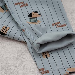 ست بلوز و شلوار نخی طرح COOL کد 7402