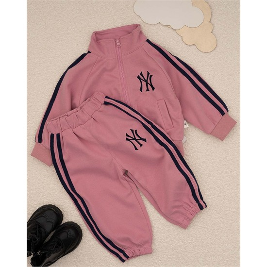 ست سویشرت و شلوار خط دار کد 7478