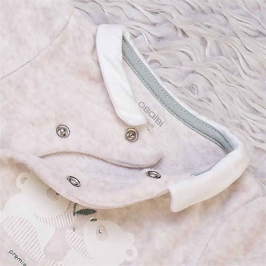 سرهمی جورابدار مخمل طرح پاندا کد 7079