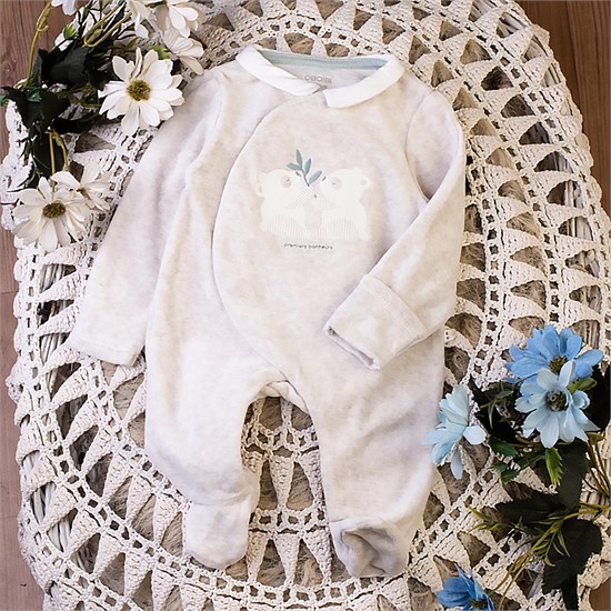 سرهمی جورابدار مخمل طرح پاندا کد 7079