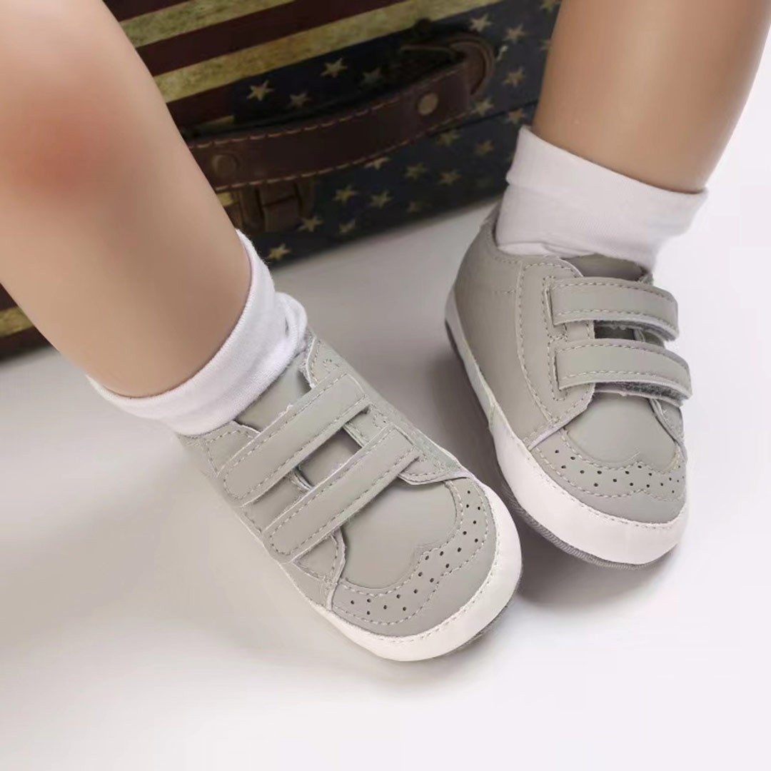 پاپوش طوسی چسبی کد 5030