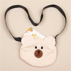 ست سه تکه کد 3917 سویشرت+ شلوار + بادی بگ کرم طرح تدی