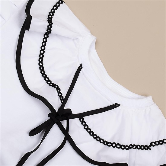 دورس تک سفید مشکی کد 6067