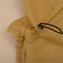 شلوارک پیشبندی کتان خردلی کد 2988