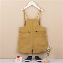شلوارک پیشبندی کتان کد 2988