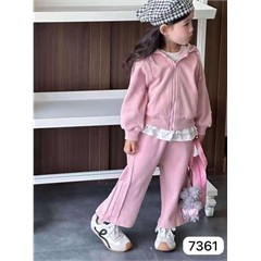 ست سویشرت و شلوار کبریتی ساده کد 7361