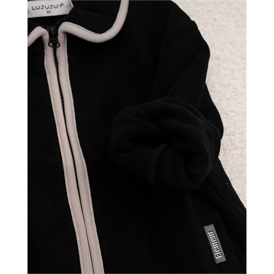 سويشرت مشکي يقه دار