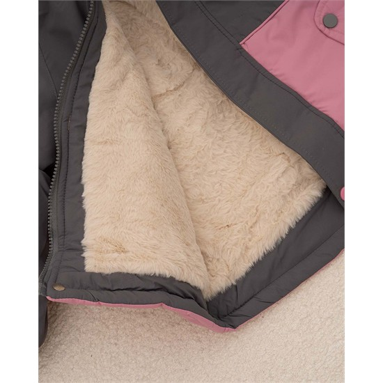 کاپشن طوسی، صورتی طرح تدی کد 7483