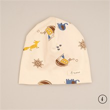 کلاه نخی دولایه طرح جزیره حیوانات کد 4842