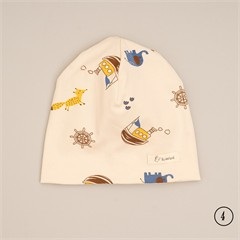 کلاه نخی دولایه طرح جزیره حیوانات کد 4842