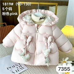 کاپشن صورتی پروانه کد 7355
