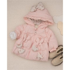 کاپشن صورتی پروانه کد 7355