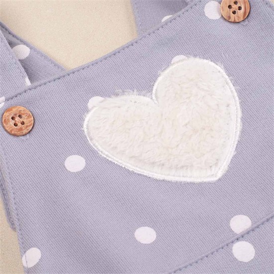 ست سه تکه کد 2301 شلوار پیشبندی+بادی+تل سر