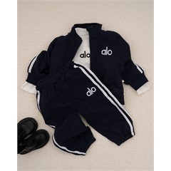 ست سه تکه کد 7479 سویشرت، شلوار و بلوز طرح alo 