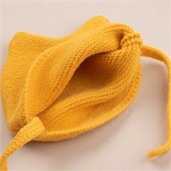 کلاه تک بافت طرح ساده کد 3022