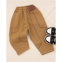 شلوار مام استايل جين لاينردار شتري