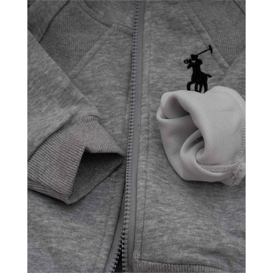 ست سه تکه کد 7480 سویشرت، شلوار و بلوز طرح Polo 